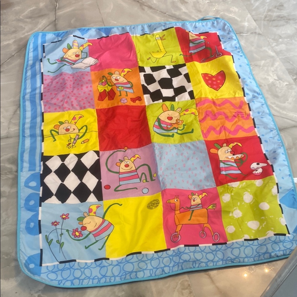 Red and Yellow Learning Toy Play Mat